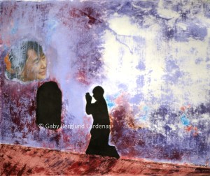 Gaby B. Cardenas, FREEDOM OF FAITH, 43 x 36 cm, mixed media, 2013