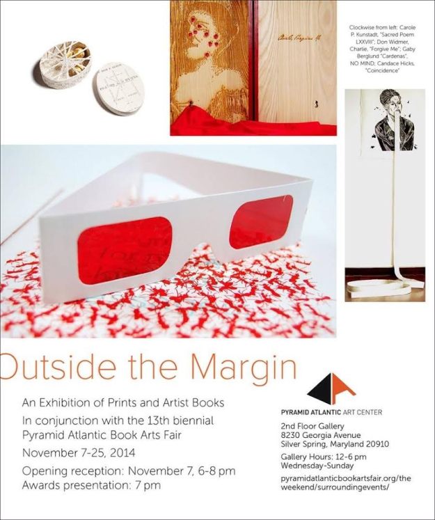 The invitation with my piece on the right hand side.