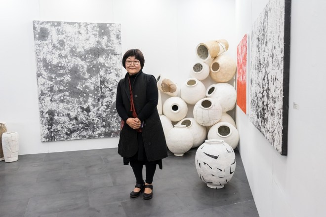 Korean Artist Song Soo Ryun. Photo M. Kazemi.